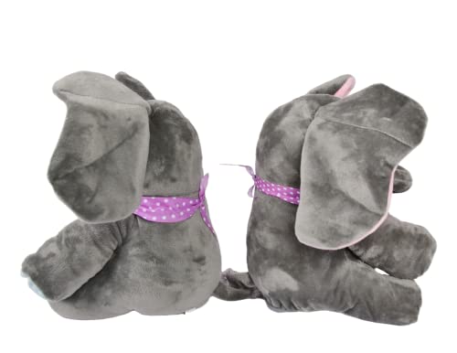 GDYS Peekaboo Elefante música Cubre Ojos bebé Elefante Puede Cantar Peluche eléctrico (Elefante)