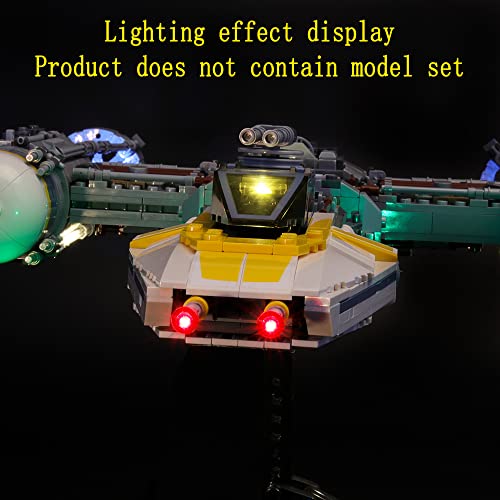 GEAMENT Kit de Luces LED Compatible con Lego Caza Estelar ala-Y (Y-Wing Starfighter) - Conjunto de luz para Star Wars 75181 (Juego Lego no Incluido)