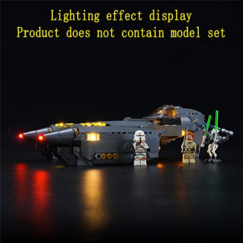 GEAMENT Kit de Luces LED Compatible con Lego Caza Estelar del General Grievous (General Grievous's Starfighter) - Conjunto de luz para Star Wars 75286 (Juego Lego no Incluido)