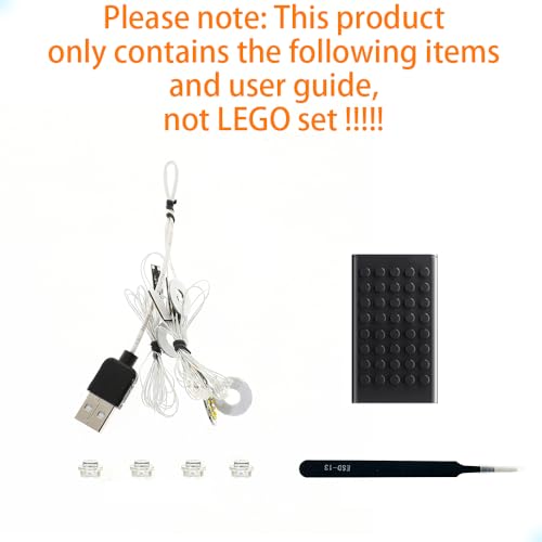 GEAMENT Kit de Luces LED Compatible con Lego Concorde - Conjunto de luz para Icons 10318 (Juego Lego no Incluido)