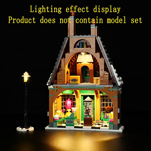 GEAMENT Kit de Luces LED Compatible con Lego Harry Potter Visita à Aldeia de Hogsmeade - Conjunto de luz para Harry Potter 76388 (Juego Lego no Incluido)