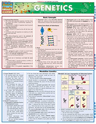 Genetics (Quick Study Academic)