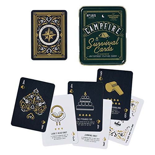 Gentlemen's Hardware Juego de Cartas de Supervivencia Campfire