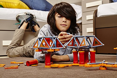 Geomag- Mechanics Construcciones magnéticas y juegos educativos, Multicolor, 103 Piezas (726) , color/modelo surtido