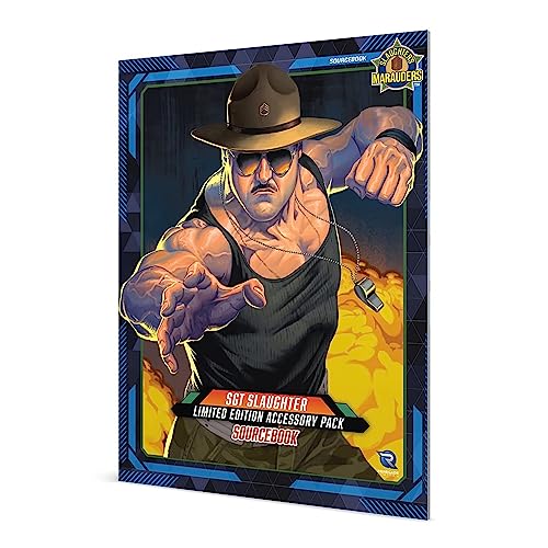 G.I. Joe Juego de roles: SGT Slaughter Edición Limitada - Set con miniatura, libros de fuentes, fichas y más