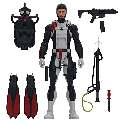 G.I.Joe Classified Series Edward "Torpedo" Leialoha, figuras de acción coleccionables, figuras de acción de 73.5 pulgadas para niños y niñas, con 6 accesorios