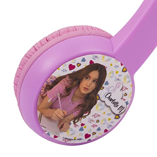 Giochi Preziosi - Charlotte M-Cufione para Escuchar tu música Favorita, con Almohadillas para Orejas Acolchadas y Banda Ajustable para una Escucha cómoda, Multicolor, CHR07000