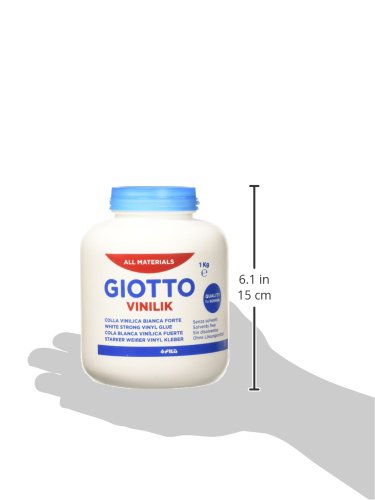 GIOTTO Vinilik, Cola Vinilica Blanca Fuerte, Bote de Plástico, 1kg