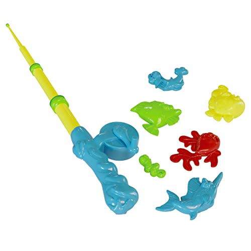 GOLIATH Let's Go Fishin - Juego de Mesa para niños y niñas de Cuatro años en adelante, Juego de acción con Peces, estimula los Reflejos, Multicolor, 926629.006