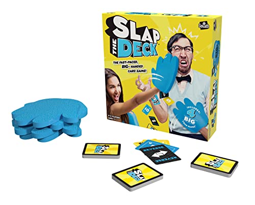 GOLIATH Slap 926352.006 - Juego divertido para niños y niñas a partir de siete años en adelante, juego de acción con mano de goma, juego de fiesta, multicolor, 926352.006