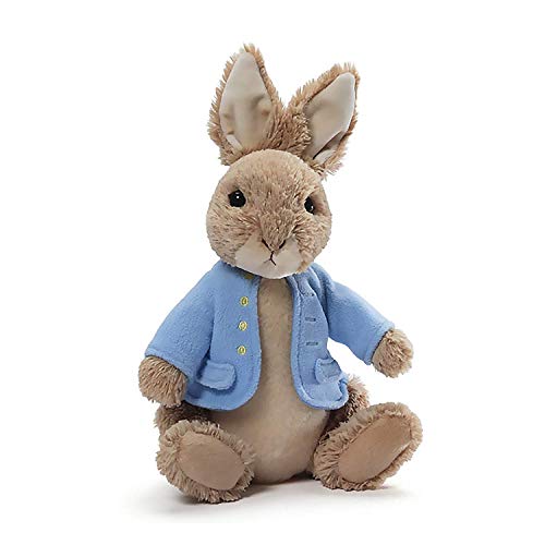 GUND Bunny - Paquete de 3 peluches de Peter Rabbit, peluche de Peter Rabbit, animales de peluche Benjamin Bunny Rabbit y pato charco Jemima, gran juguete de Peter Rabbit y para decoración de Peter