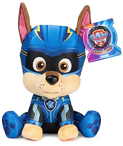 GUND Paw Patrol Der Mighty Kinofilm Chase, 23 cm - Original Plüschtier Zum Kinofilm 2023, Ideal Zum Nachspielen Der Kinoabenteuer, für Kinder AB 1 Jahr