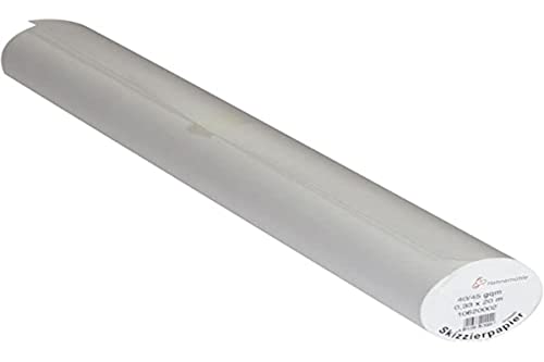 Hahnemühle 10620005 - Rollo de dibujo (0,64 x 20 m, 40 x 45 g/m²), transparente