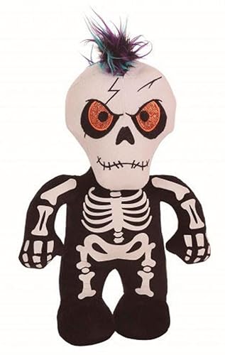 Halloween Decoracion Casa - Muñecos de Halloween: Calabaza, Calavera, Frankestein, Dracula - Pack 4 Peluches para Niños, Regalos, Fiesta y Decoracion Interior (Pack de 4 Muñecos)