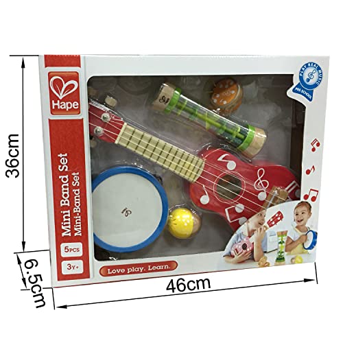 Hape E0339 Mini Band Set - Multiple Musical Instrument Set