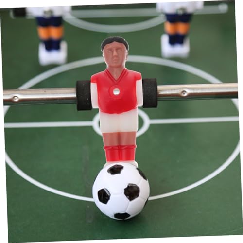 Happyyami 10 Uds Bolas De Futbolín Figuras De Hombres Futbolín Piezas De Mesa De Futbolín Accesorios De Juego De Futbolín Mesa De Futbolín Reemplazo Juguetes De Fútbol Mini Muñeca De