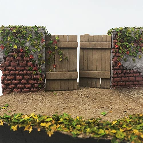 Harilla 4 Uds 33ml Micro Paisaje Hojas Arena Diorama Hierba Mechones Hoja en Miniatura para Paisaje del Jardín de Bricolaje