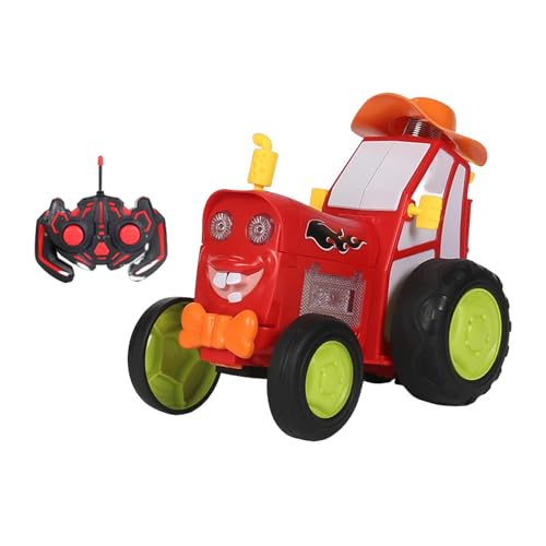 Harilla Control Remoto Crazy Jumping Dancing Car para niños Regalos de cumpleaños, Rojo