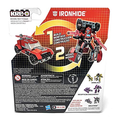 Hasbro IRONHIDE Battle Changer Transformers KRE-O kreo kreon G1 Iron Hide