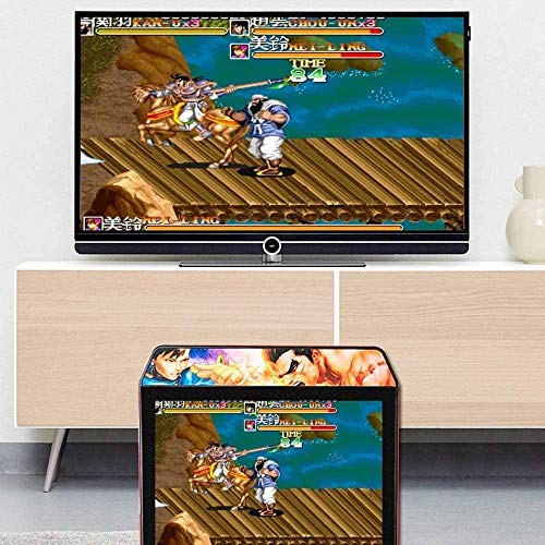 HD 12 Inch Game City Classic Coin Fighting Operado con Monedas Arcade Retro Double Rocker Home Consola de Juegos Retro Mini Game Player Uptodate