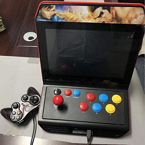 HD 12 Inch Game City Classic Coin Fighting Operado con Monedas Arcade Retro Double Rocker Home Consola de Juegos Retro Mini Game Player Uptodate