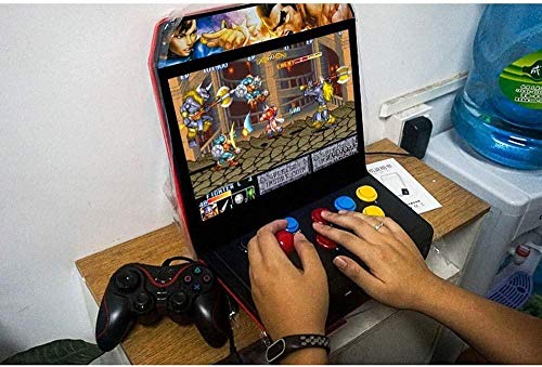 HD 12 Inch Game City Classic Coin Fighting Operado con Monedas Arcade Retro Double Rocker Home Consola de Juegos Retro Mini Game Player Uptodate