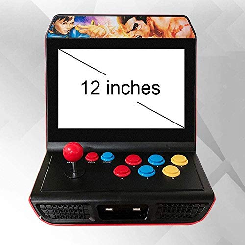 HD 12 Inch Game City Classic Coin Fighting Operado con Monedas Arcade Retro Double Rocker Home Consola de Juegos Retro Mini Game Player Uptodate