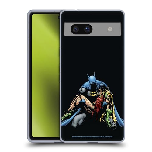 Head Case Designs Licenciado Oficialmente Batman DC Comics Robin La Muerte En La Familia Portadas de cómics Famosos Caso Funda de Gel Suave Compatible con Google Pixel 7a