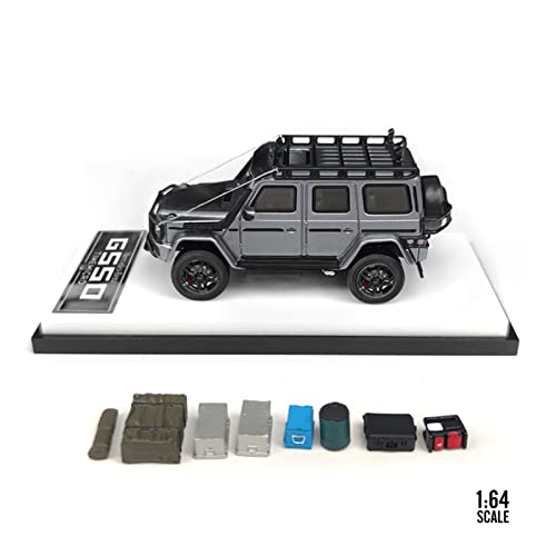 HINDKA Modelos A Escala 1 64 Mini Benz G550 con Equipo De Equipaje SUV Modelo De Automóvil Vehículo Fundido A Presión Colección De Adultos Coche En Miniatura (Color : Hardcover Edition)