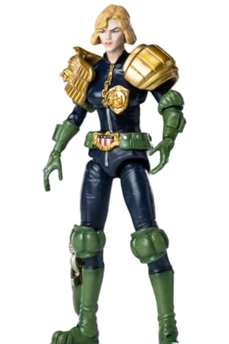 HiPlay HIYA Figura coleccionable: Juez Dredd Judge Anderson Dark Justice, escala 1:18 figura de acción en miniatura femenina EMJ0261