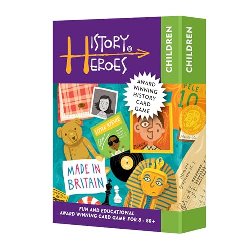 History Heroes: NIÑOS, un Juego de Cartas Familiar sobre quién DIO Forma a la Historia Mientras Que Menor de 18 años