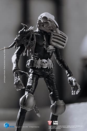 Hiya Toys - Judge Dredd - Figura de acción de Judge Mortis Px 1/18 en Blanco y Negro