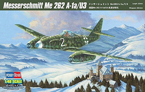 Hobby Boss 80371 - Maqueta de Me 262 A-1a/U3 (escala 1:48) [Importado de Alemania]