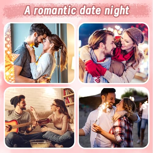 Hojalis Date Night Dice, Date Night Dice After Dark Edition, Kit de Dados de Noche de Cita, Dados Pareja Divertidos, Dados Juego Ideas Románticas para Citas Nocturnas para el Día San Valentín