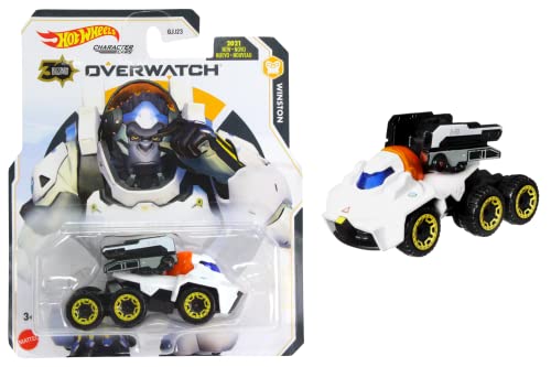 Hot Wheels Overwatch - GJJ23 Escala 1:64 Diecast 30th Anniversary Character Cars - Winston