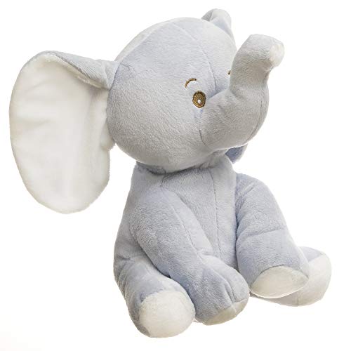 Hug Me 3830047238688 Elefante de Peluche Juguete, 25 cm, Color Azul