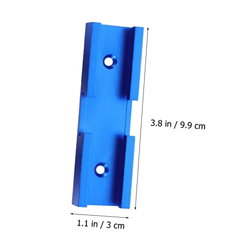 ibasenice 2 Uds De Abrazaderas De Mesa De Conector Kit De Banco De Trabajo Accesorios para Monopatín Accesorio De Pista De Inglete Ranura En T Kit De Intersección De Pista En T