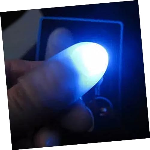 ibasenice Juego De Juegos para Niños Juguetes Luminosos Juguetes para Niños Juguetes Flash Juguete para Niños Punta del Dedo LED Luz LED Falsa Pulgar Ahora Me Ves Lámpara De Dedo Accesorios