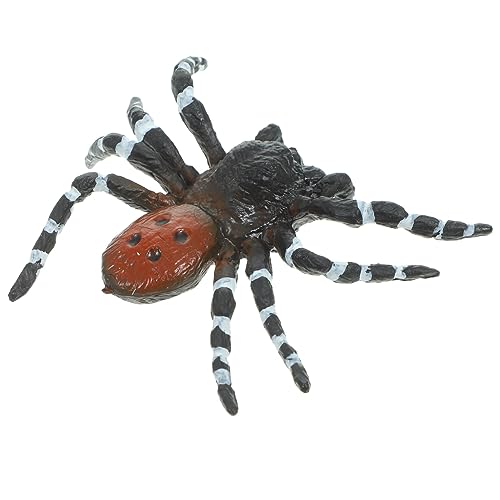 ibasenice Juguete De Araña Realista De Halloween Mini Araña De Juguete Figuras De Araña Macabras Falsas Juego De Broma Horror Accesorio De Miedo para Fiesta De Halloween Suministros A Favor