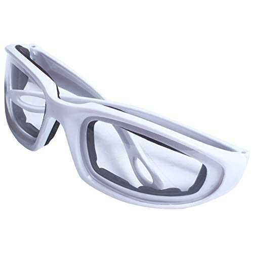 Icechen lágrimas libre gafas de corte cebolla gafas protector de ojos herramienta de cocina gadget blanco