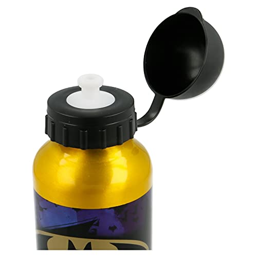 ILS I LOVE SHOPPING BATMAN | Botella escolar de aluminio para niños, 400 ml con boquilla retráctil (Batman)