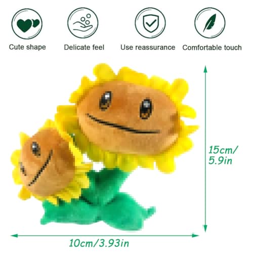 IOSCDH Peluche Plan-ts Vs Zom-bies Gerbera Peluche Juguetes Muñeca Navidad Niños Cumpleaños Fiesta Regalos Para Decoración De Interiores Juegos y Cómics