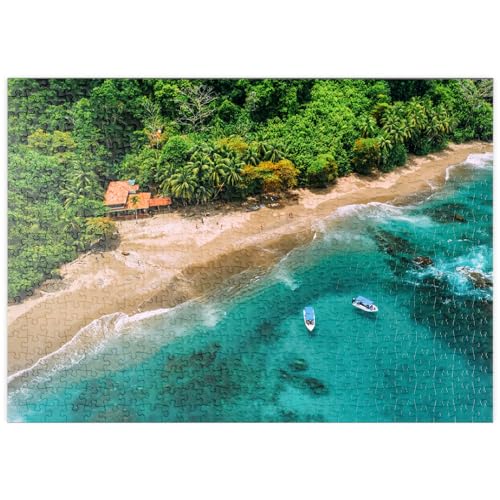 Isla Tropical con Exuberante Selva En Costa Rica, Isla del Caño - Premium 500 Piezas Puzzles - Colección Especial MyPuzzle de Puzzle Galaxy