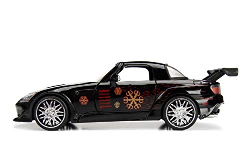 Jada Johnny's 2001 Honda S2000 Black Fast & Furious Movie 1/24 Diecast Model Car by 99541