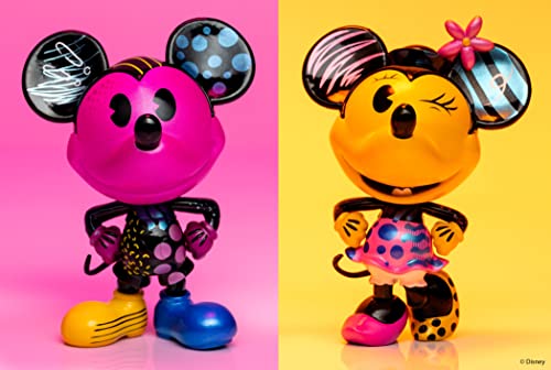 Jada- Set Figuras Mickey y Minnie 10cm, Pop Art, Fabricadas en Metal Fundido a Alta Presión, Edición Especial, Coleccionismo, Adecuado a Partir de 8 Años (253074007)