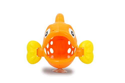 Jamara 460614 Hungry Fish - Juego de Juguetes para el baño, Color Naranja