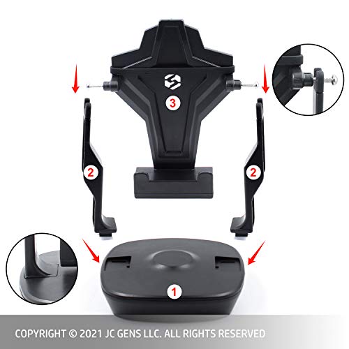 JC Gens Contador de pasos para Pokemon Go Walker Pokemon Ball Egg Hatcher Walkr o Google Fit sin ruido (negro)