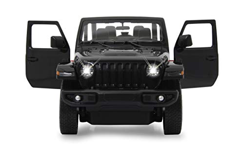 Jeep Wrangler JL 1:14 Noir 2,4GHz Porte manuelle