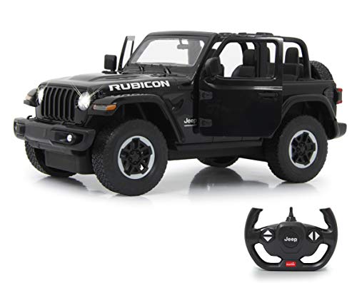 Jeep Wrangler JL 1:14 Noir 2,4GHz Porte manuelle