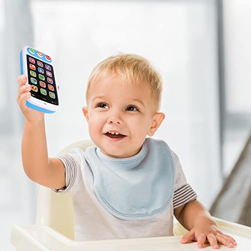 jiasi Juguete para teléfono Celular para niños,Celular de bebé para niño de 1 año | Teléfono para niños pequeños Llamada educativa y Chat Aprendizaje Juguete de teléfono para Jugar a la diversión